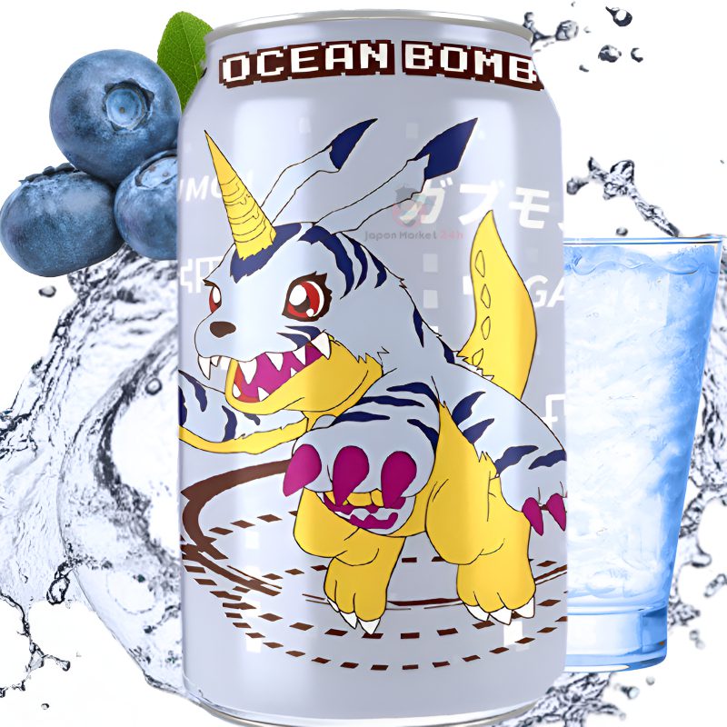 Ocean Bomb de arándanos edición Digimon (Gabumon)