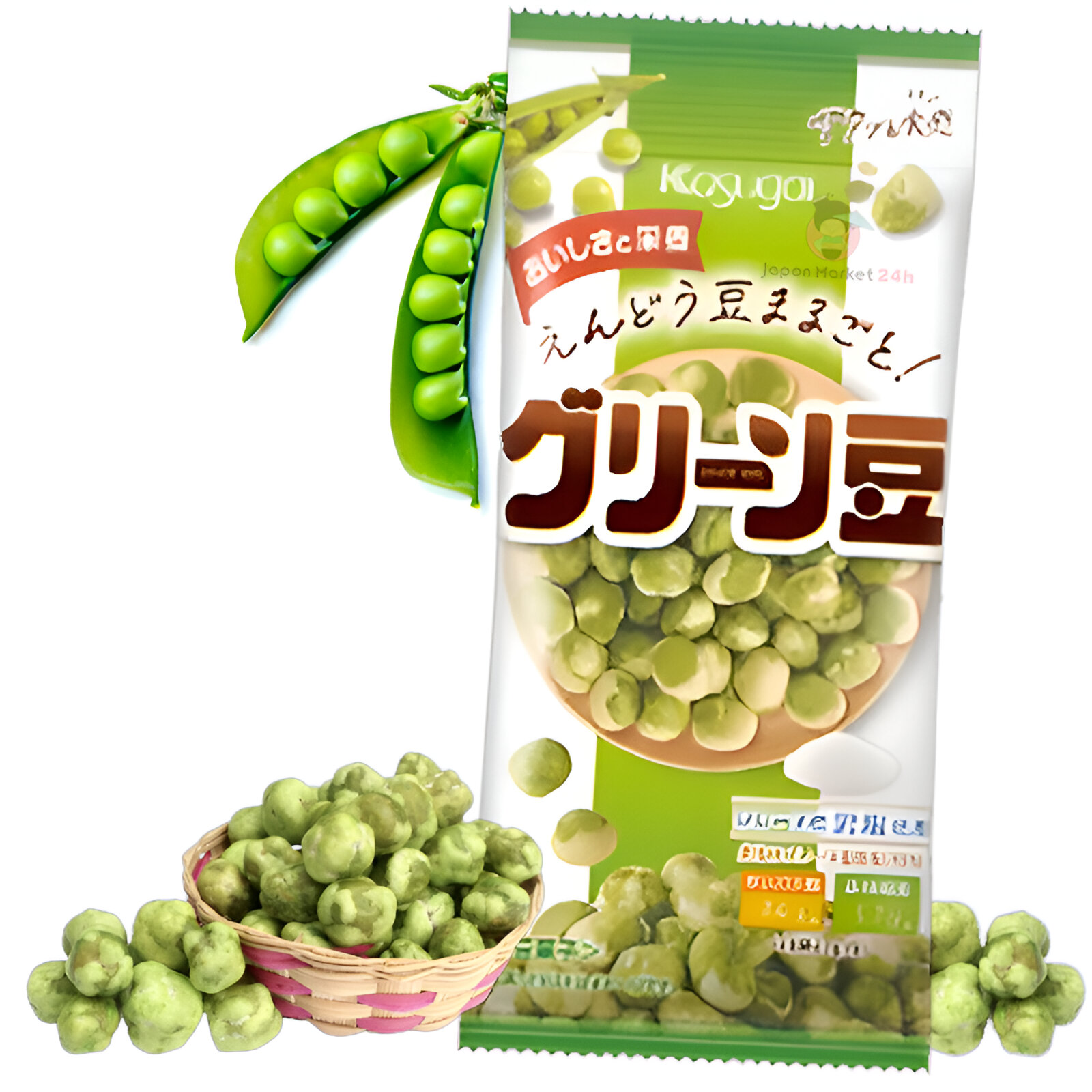 Snack de Guisantes Verdes Kasugai