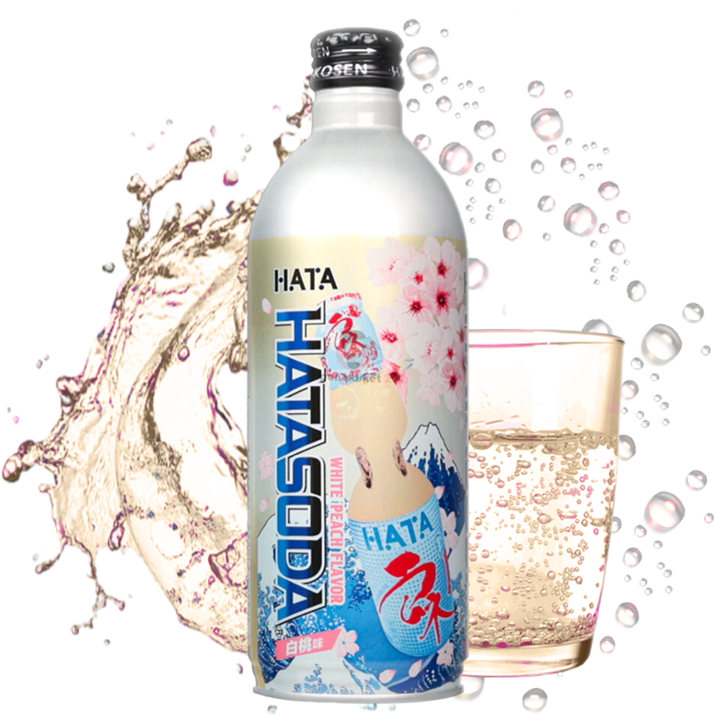 Refresco HATASODA Sabor Melocotón Blanco