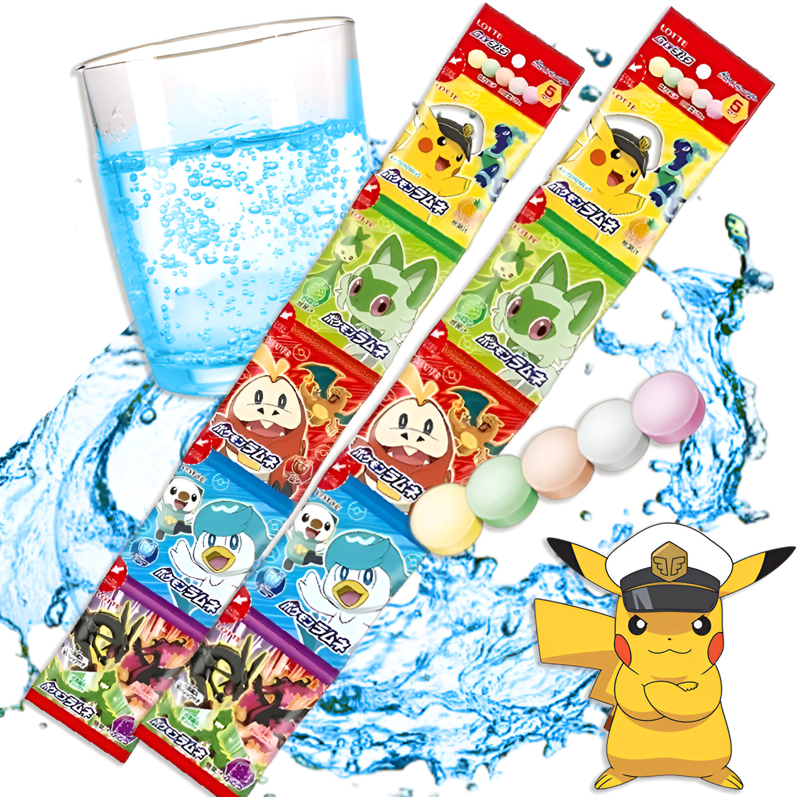 Caramelos Pokémon Sabor Ramune